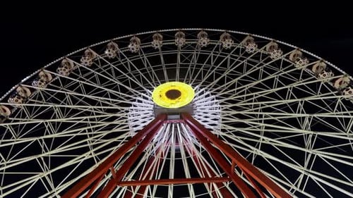 Amusement Park Happy Times Place At Night 22