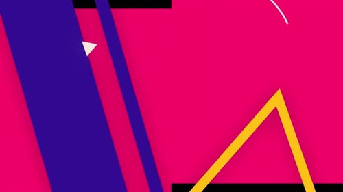 Dynamic Geometric Shapes Abstract Animation