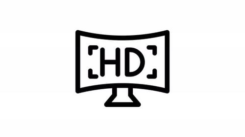Full-HD-Liniensymbolanimation