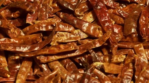 Pile of Dry Chili Peppers