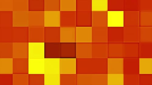 Golden Abstract Square Block Background