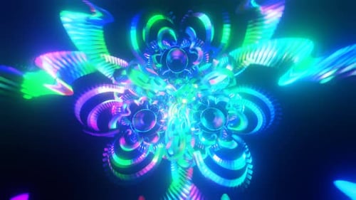 Mesmerizing Multicolor and Seamless VJ Loop