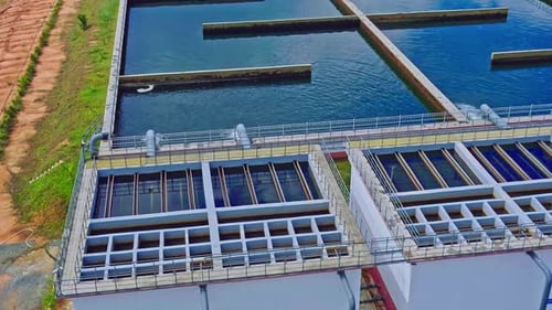Clean water filtration reservoir plot