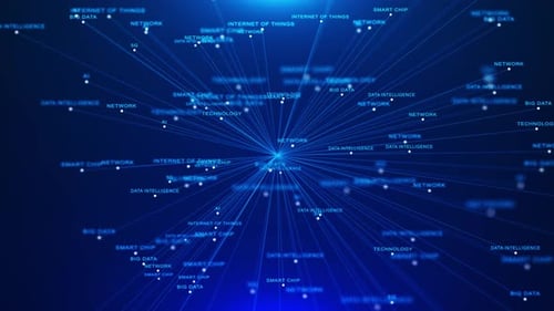 Big Data Cyber Stream Cyberspace Neural Network Code Script Source Code 3D Hi Tech Business Ideas