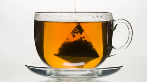Rotating A Tea Bag In A Tea Cup
