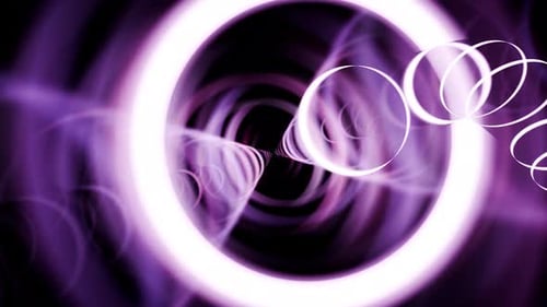 High Speed Interstellar Space Light Pink Sci Fi Net Tunnel Vj Loop Background
