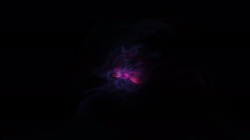 Animation of nebula Space | Cloud of colorful gas and dust | Nebula 4K on a transparent background