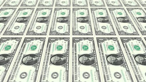 1 Money Printing Background Animation Up