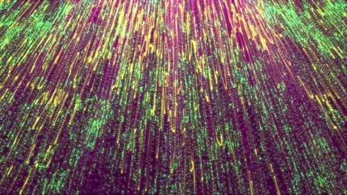 Animierter Hintergrund von Partikeln, die von oben herabströmen. 02