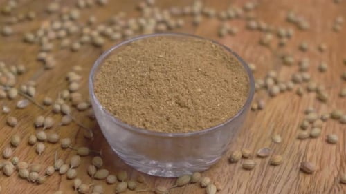 Coriander (Dhaniya) with Coriander Powder