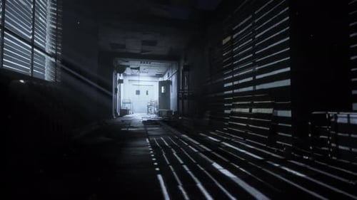 Interior of Hospital in Pripyat Abandoned City in Chernobyl