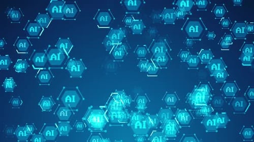 Concept créatif d'intelligence artificielle