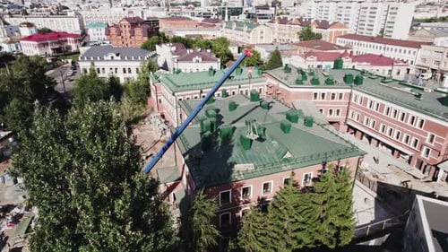 Construction Crane Carrying Plank for Loading Materials