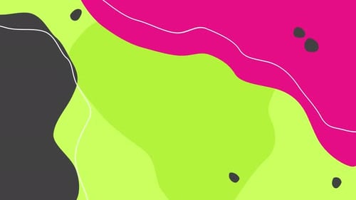 Geometric Neon Abstract Animated Background