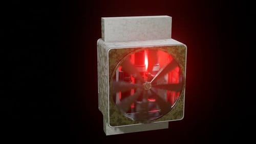 Scifi Fan Ventilator Rotation Animation