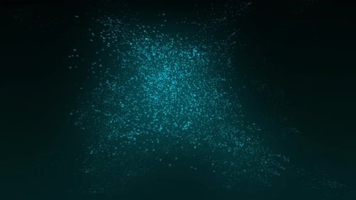 Abstract Particle Burst Reveal Animation
