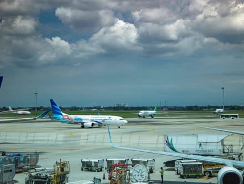 Indonesia NOVEMBER 2022 ; South Kalimantan , Banjarbarı ,Syamsudin Noor Banjarmasin Airport