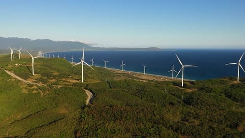 Windmills Farm in Philippines