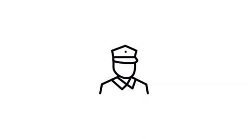 Policeman Icon Animation