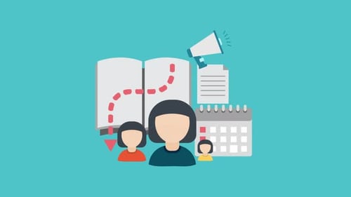 Business Meeting Scheduling 2D Motion Graphics