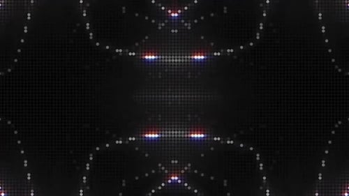 Dynamic light patterns pulse on dark background, a vibrant abstract energy