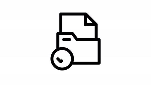 Animated Folder File Status Line Icons