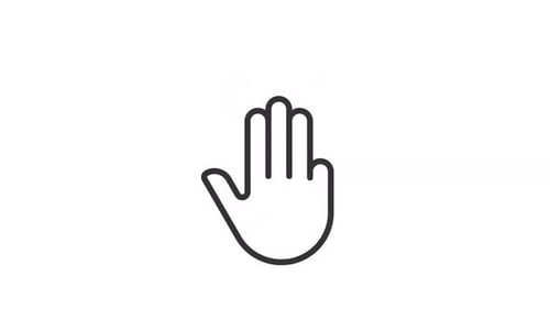 Animated Swipe Down Linear Icon