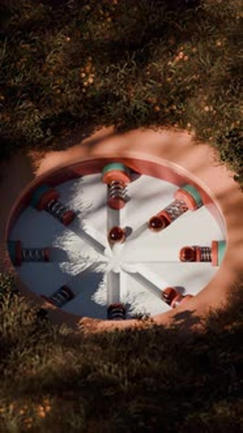 Slide Balls Loop 3D-Animation