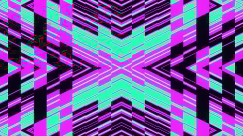 Purple Green X Ray Vj Seamless Background Loop