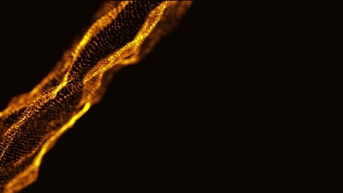 Gold Particles Background
