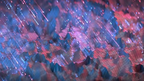 Forme
polygonale de technologie futuriste. Visualisation de la connexion.