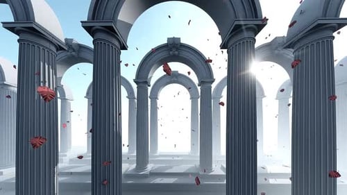 Movement Along Architectural Arches.