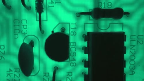 Electronic PCB Printed Circuit Board Digital Abstract Background Electrical Scheme Technology