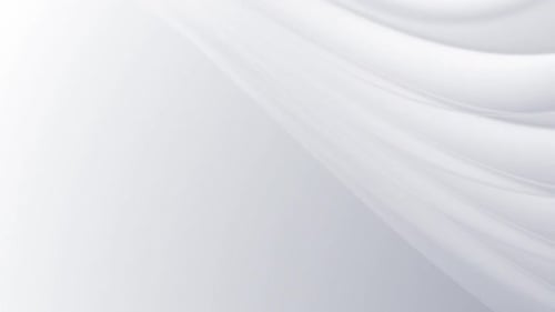 Clean White Fluid Waves Abstract Background Animation