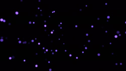 Violetter festlicher Hintergrund mit blinkenden Bokeh-Lichtern, VJ Loop, 4K