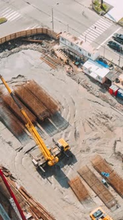 Excavator and Other Machinery with
