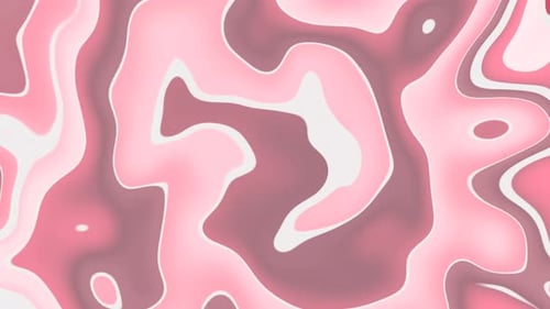 Seamless Looping Abstract Fluid Pink Background Animation