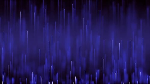 Blue And White Lights Lines Animation Loop