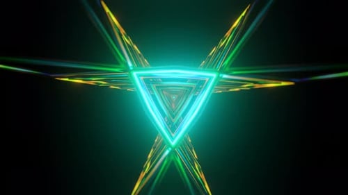 Flashing Metallic Disco Lights Pattern VJ Loop