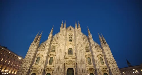 Majestic Milan Cathedral at Night