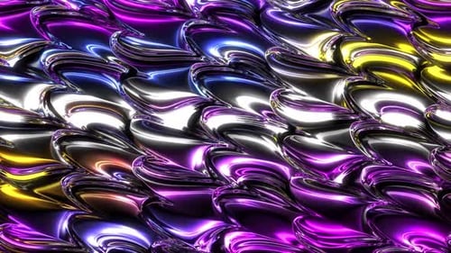 Dynamic Abstract Liquid Metal Ripples Background