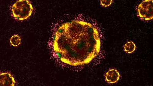 Virus-Hintergrund