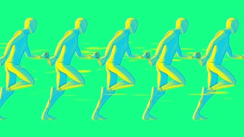 Illustrated Character Running Loop