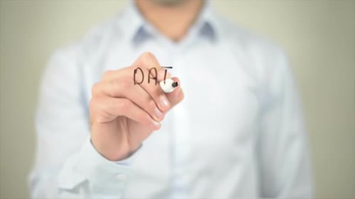 Datensynchronisierung auf transparentem Bildschirm schreiben