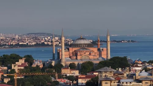 Istanbul, Bosporus, Hagia Sophia, Luftaufnahme 3