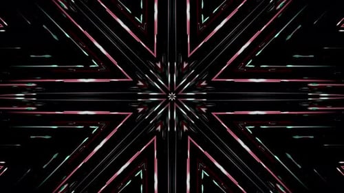 Kaleidoscopic Seamless Loop Background