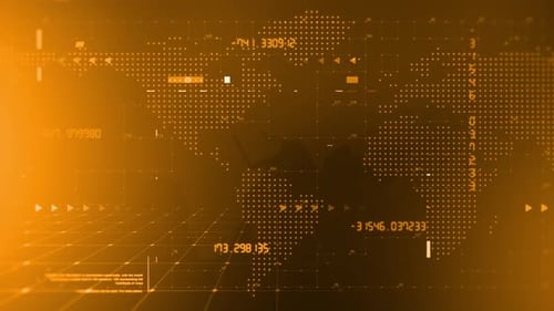 Hintergrund der Rundfunknachrichten Golden Loop V4