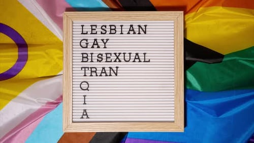 LGBTQIA+ Acronym Revealed on Letter Board