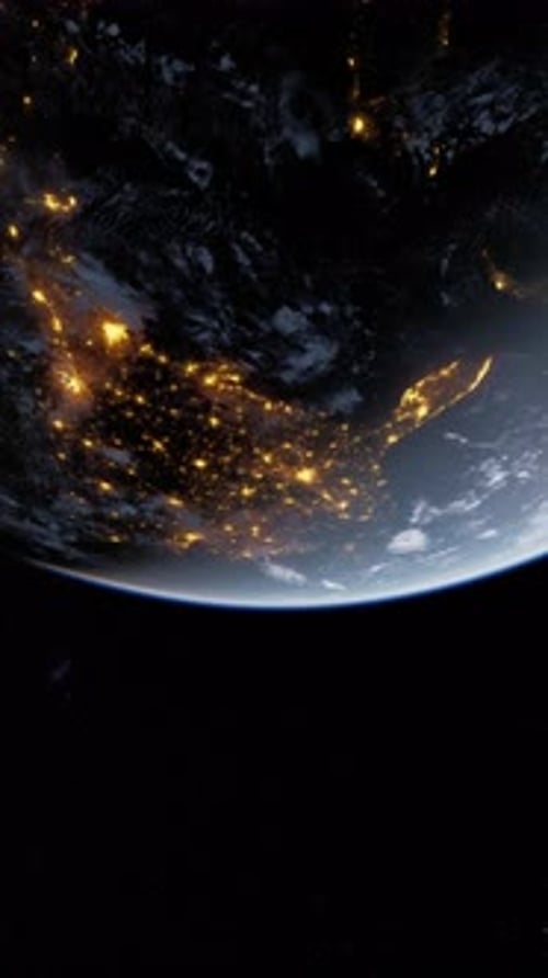 Earth at Night From Space
