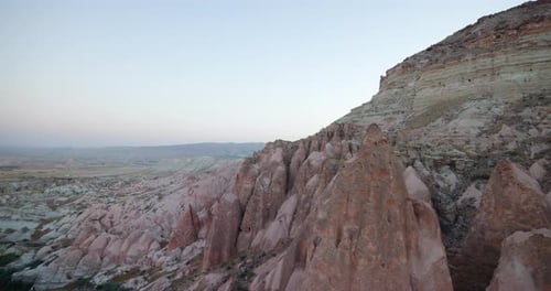 Scenic Aerial Views of Cappadocia, Turkey